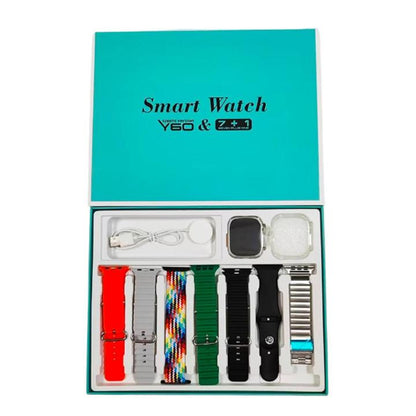 Y60 Smart watch with 7 Straps