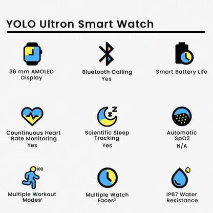 YOLO Ultron Smart Watch